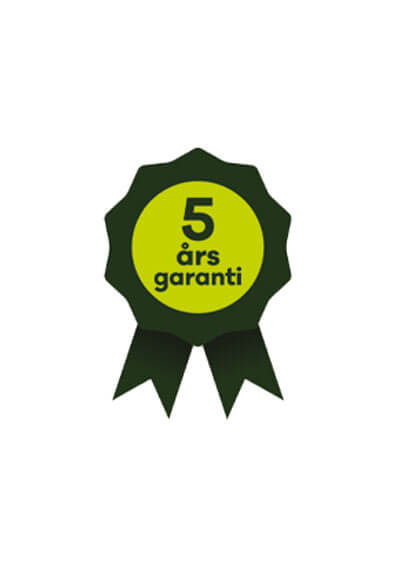 5 års garanti